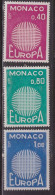 ClCept+Stato - PIA - MONACO  - 1970 : Europa -  (Yv 819-21) - Nuovi