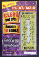 116 X, Lottery Tickets, Portugal, « Raspadinha », « Instant Lottery », « Pé-de-Meia », Nº 578 - Billetes De Lotería