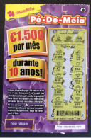 116 X, Lottery Tickets, Portugal, « Raspadinha », « Instant Lottery », « Pé-de-Meia », Nº 578 - Biglietti Della Lotteria