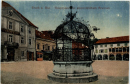 Bruck A.d. Mur/Steiermark - Hauptplatz Mit Altertüml. Brunnen - Bruck An Der Mur