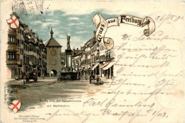 Gruss Aus Freiburg - Litho - Freiburg I. Br.