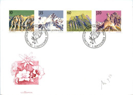 Fürstentum Liechtenstein - Erstausgabebrief - FDC