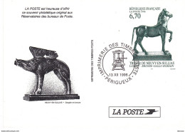 FRANCE 1996 BRONZE GALLO-ROMAIN Souvenir Philatélique - Postdokumente