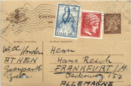 Ganzsache Griechenland - Lettres & Documents