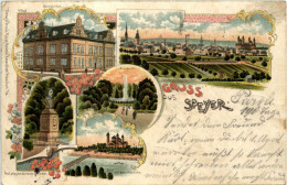 Gruss Aus Speyer - Litho - Speyer