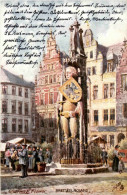 Bremen - Roland - Künstlerkarte Charles Flower - Bremen