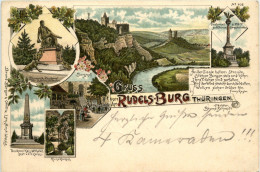 Gruss Von Der Rudelsburg - Litho - Naumburg (Saale)