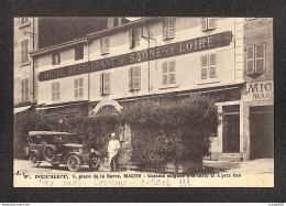 71 - MACON  - HOTEL RESTAURANT DE SAONE Et LOIRE -  RARE - Macon