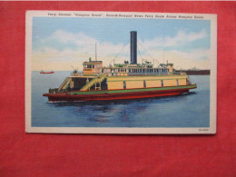 Ferry Steamer Hampton Roads Virgina.   Ref 6390 - Transbordadores