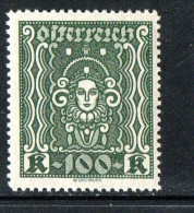 Österreich 1922: Mi.-Nr. 401:  Frauenkopf   ** - Nuovi