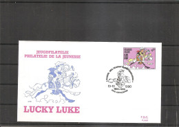 Belgique - BD - Lucky Luke ( 2390 Sur  FDC à Voir) - 1981-1990