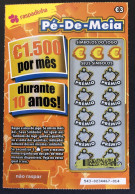 116 X, Lottery Tickets, Portugal, « Raspadinha », « Instant Lottery », « Pé-de-Meia », Nº 543 - Lotterielose