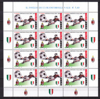 A1536 - ITALIA MINIFOGLIO Ss N°15 ** CALCIO FOOTBALL ( Registered Shipment Only ) - Blocchi & Foglietti