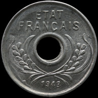 LaZooRo: French Indochina 5 Cents 1943 UNC - Indocina Francese