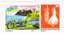 NOUVELLE CALEDONIE NEW CALEDONIA Timbre A Moi Personnalis Public YT 1237A TPNC29 Salon Noumea Moto  2015 Ramon Neuf B - Neufs