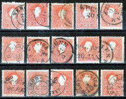 ⁕  Austria 1858/59 ⁕ Emperor Franz Josef I. Mi.13 ⁕ 15v Used - See Scan - Used Stamps