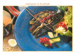 Recettes De Cuisine - Aubergines En Escalivade - Gastronomie - CPM - Carte Neuve - Voir Scans Recto-Verso - Recettes (cuisine)