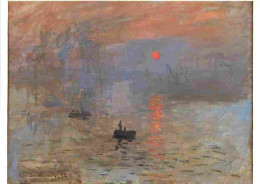 Art - Peinture - Claude Monet - Impression Soleil Levant - CPM - Voir Scans Recto-Verso - Pintura & Cuadros