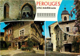 01 - Pérouges - Multivues - Cité Médiévale - Vieilles Pierres - CPM - Voir Scans Recto-Verso - Pérouges