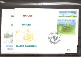 Belgique  - Nature ( 2572/2575 Sur 4 FDC  à Voir) - 1991-2000