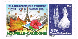 NOUVELLE CALEDONIE NEW CALEDONIA Timbre A Moi Personnalis Public YT 1263A TPNC33 Salon Paris Eiffel 2015 Ramon Neuf B - Unused Stamps