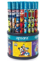 APSARA DISNEY MARVEL (AVENGERS, DISNEY PRINCESS, MICKEY MOUSE) ROTATING DISPENSER OF PENCIL - Seals