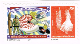 NOUVELLE CALEDONIE NEW CALEDONIA Timbre A Moi Personnalis Public YT 1275 TPNC34 Salon Paris Nautile 2015 Ramon Neuf B - Unused Stamps