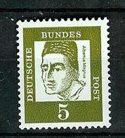 Bund 1961: Mi.-Nr. 347 X, Bedeutende Deutsche   ** - Ongebruikt