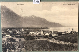 Villeneuve (Vaud) - L'extérieur Du Bourg Côté Est Et La Dent D'Oche (16'325) - Villeneuve