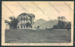 Verbania Santa Maria Maggiore PIEGA Cartolina ZQ8602 - Verbania