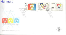 Aruba 1988 Mi 46-48 FDC  (FDC ZS2 ARB46-48b) - Briefmarken