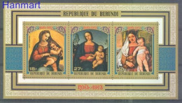 Burundi 1973 Mi Block 74 MNH  (ZS4 BURbl74) - Madonna