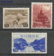 Norway 1938 Mi 195-197 Mh - Mint Hinged  (PZE3 NRW195-197) - Otros