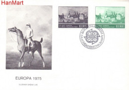 Ireland 1975 Mi 315-316 FDC  (FDC ZE3 IRL315-316adr) - 1975