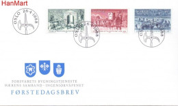 Norway 1988 Mi 992-994 FDC  (FDC ZE3 NRW992-994) - Andere