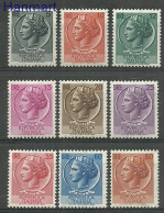 Italy 1953 Mi 884-891 MNH  (ZE2 ITA884-891) - Monnaies