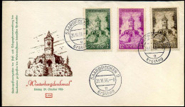 Saar - FDC - Winterbergdenkmal - Mi 373/75 - FDC