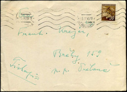 Cover To Brehy - Lettres & Documents