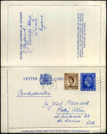 Letter Card To Czechoslovakia - Cartas & Documentos