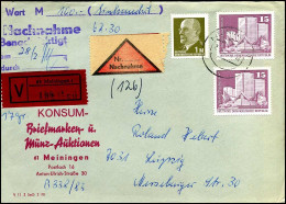 Eingeschriebene Cover To Leipzig - Wert : 100,- Mark - Briefe U. Dokumente