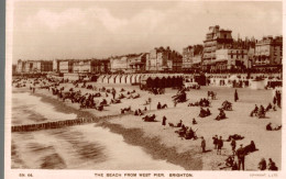 CPSM The Beach From West Pier Brighton - Brighton