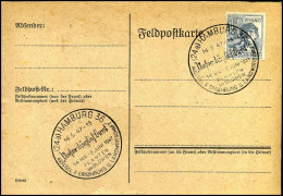 Feldpostkarte Mit Sonderstempel Ausstellung Ernährung Und Landwirtschaft, Hamburg 1947 - Briefe U. Dokumente