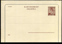 Kartenbrief Böhmen Und Mähren - K2 - Cartes Postales