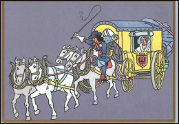 500 Jahre Post - Brandenburgischer Postwagen Um 1700 - Poste & Postini