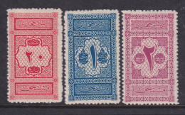 Saudi Arabia, Scott LJ1-LJ3, MHR - Saudi-Arabien