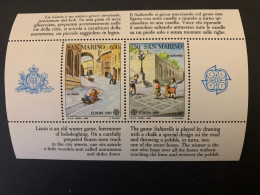 San Marino 1989 Europa, Children Games MNH - Ongebruikt