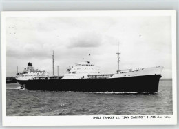 10011304 - Handelsschiffe Shell Tanker San Calisto Foto - Cargos