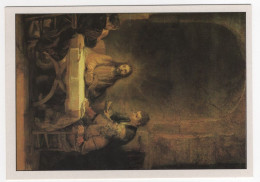 AK 214307 PAINTING / ART - Rembrandt - Christus Im Emmaus - Pintura & Cuadros