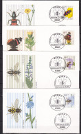 BRD FDC 1984 Nr.1202 - 1205 Jugend, Bestäuberinsekten ( D 931 )  Günstige Versandkosten - 1981-1990