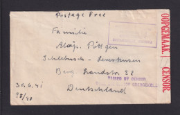 19141 - POW-Brief Ab Baviaanspoort Nach Deutschland - Zensur - Cartas